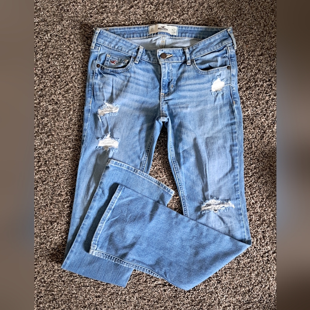 Hollister light blue jeans